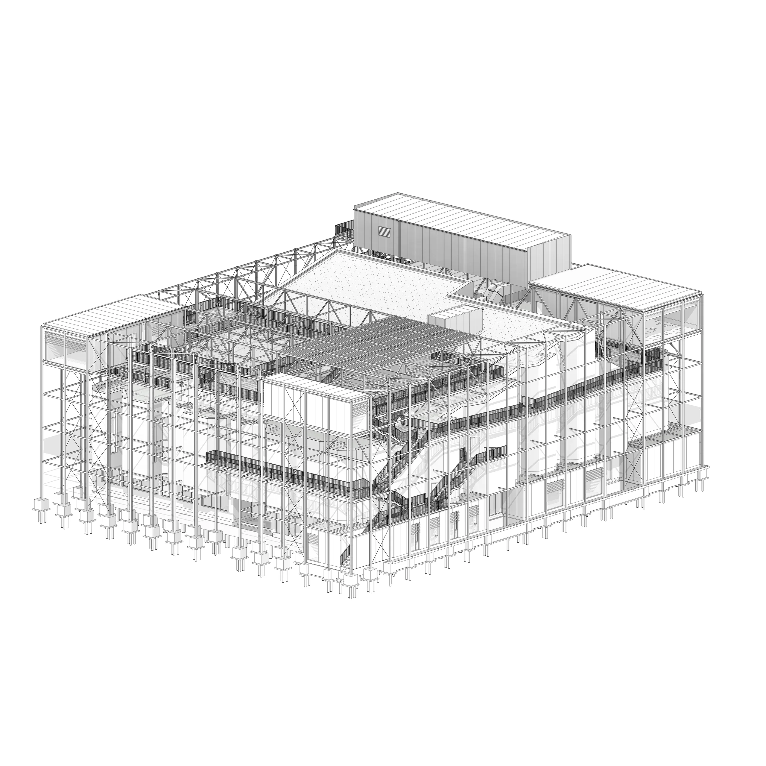 BIM model projektu AIP